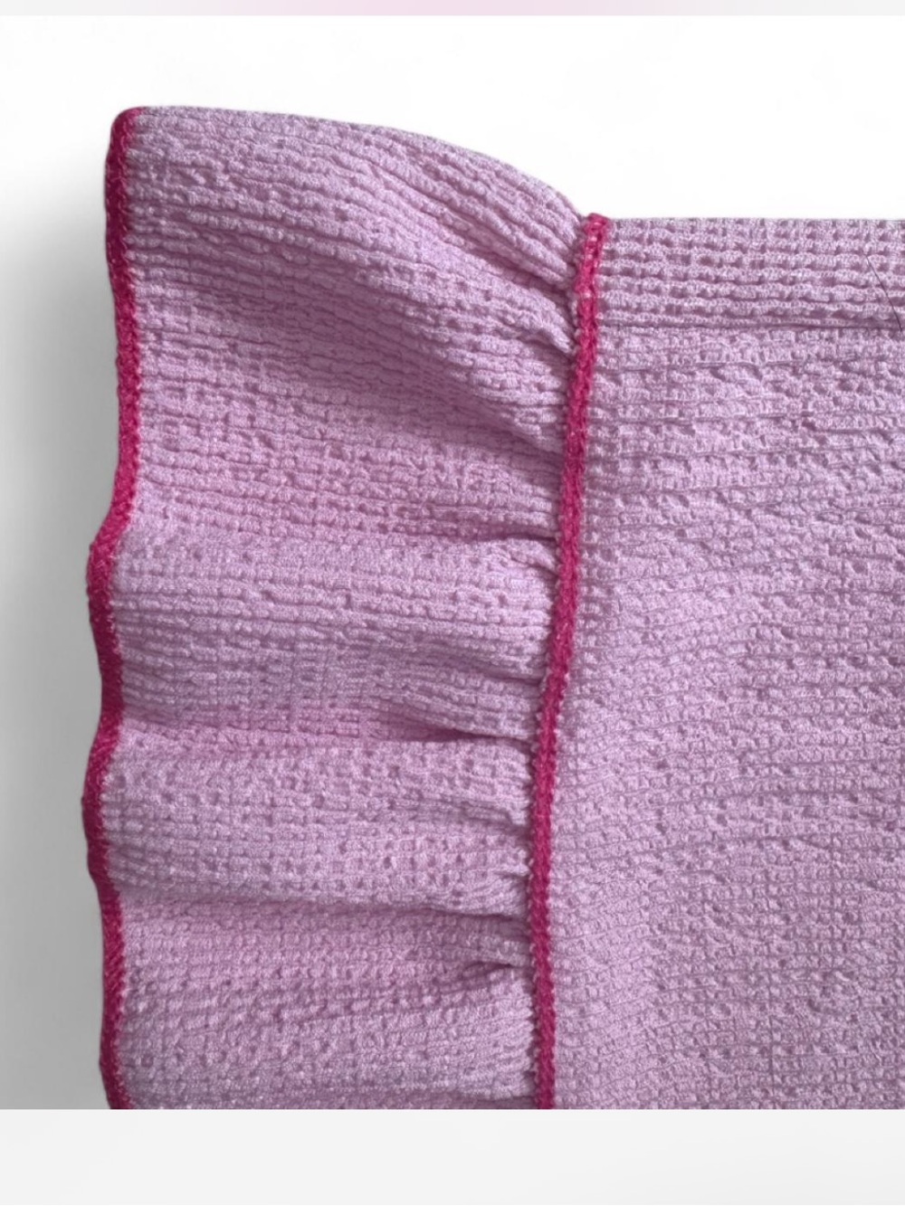 Pink Ruffle-Trim Pajama Set - Picture 3 of 4